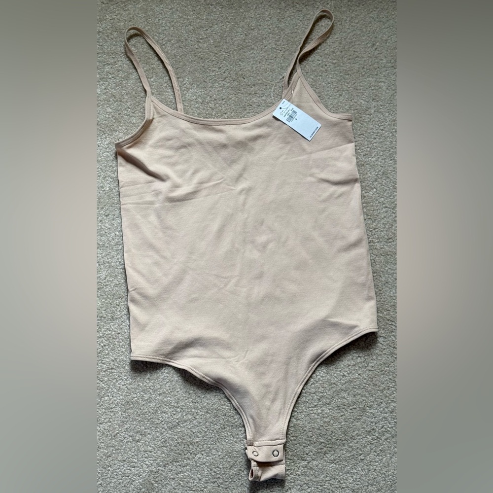 OLD NAVY Beige Sleeveless Bodysuit